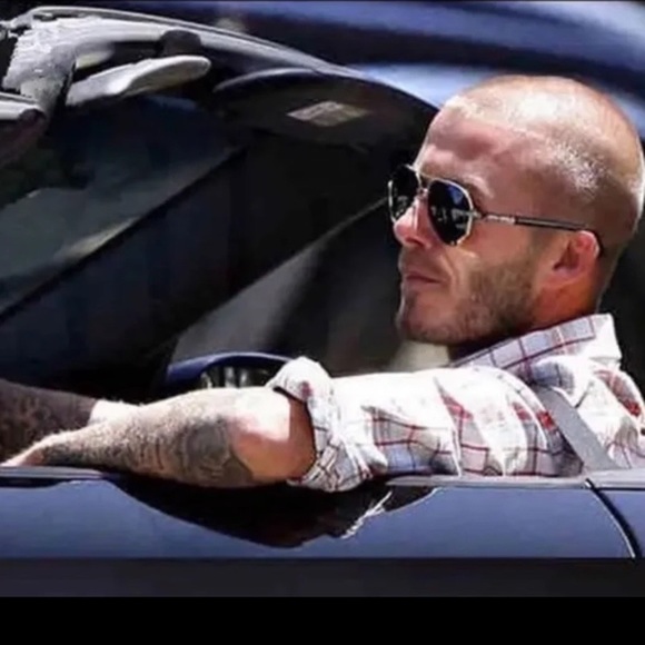 Mens Metal Aviator Sunglasses Gunmetal Gray Frames Polarized Lenses New - Picture 4 of 8